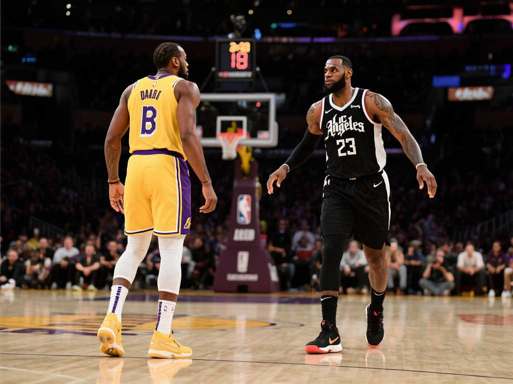 洛城德比激战正酣!莱昂纳德再胜詹姆斯,状态爆棚 洛城德比激战正酣!莱昂纳德再胜詹姆斯,状态爆棚